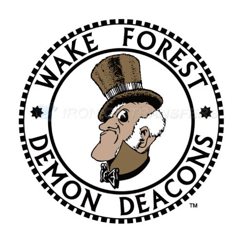 Wake Forest Demon Deacons Logo T-shirts Iron On Transfers N6882 - Click Image to Close